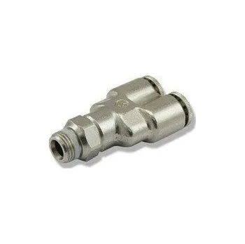 Kovová rozdvojka Y s vnějším závitem 1/8