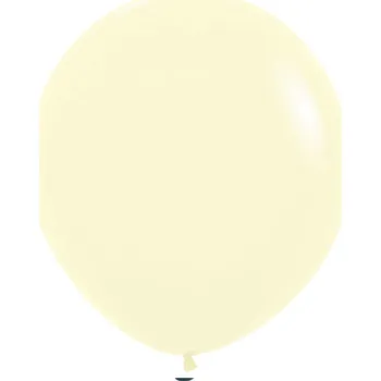 Balónek LATEXOVÝ BALÓNEK SEMPERTEX 18" 45 cm PASTELOVÝ MATNÝ ŽLUTÝ 620 žlutá 1 Ks