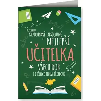 Nekupto Přání pro paní učitelku 11,5 x 17 cm Tabule