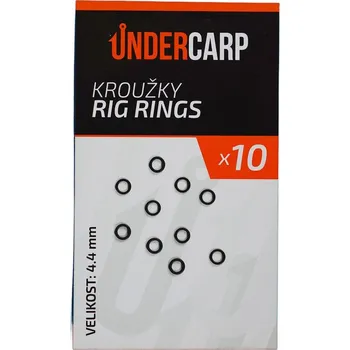 Rybářský háček 10ks - Kroužky UnderCarp Rig Rings Velikost 4,4mm