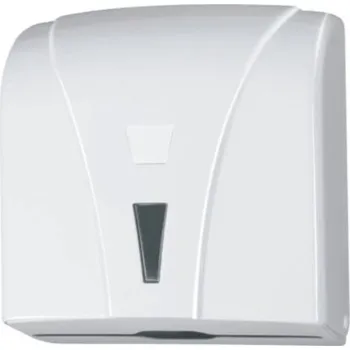 Zásobník na papírové ručníky Dávkovač Zásobník na papírové ručníky ZZ bílý nástěnný HIGI24