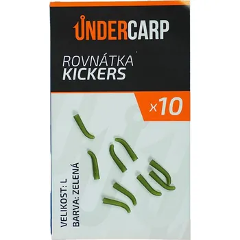 Rybářský háček 1ks - Rovnátka UnderCarp Kickers zelená L