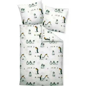 Povlečení Davon 65103-02 Tučňáci 135 x 200 cm zip