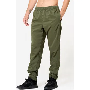 Pánské tričko DOMYOS Pánské fitness tepláky M KAŠTANOVÁ|ZELENÁ