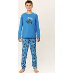 Taro pyžamo chlapecké 3317 Josh - modrá, 146 (Chlapecké pyžamo krátké Taro)