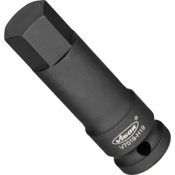 Vigor V7019-H19 Nástrčná hlavice pro rázový a strojový utahovák šestihran 19mm 1/2"