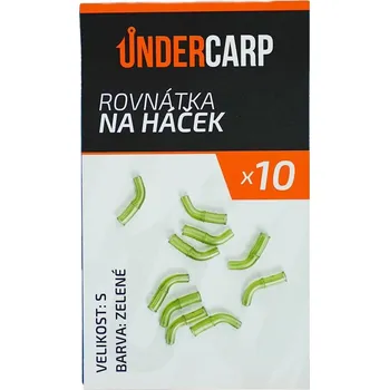 Rybářský háček 10ks - Rovnátka na Háček UnderCarp S Zelená