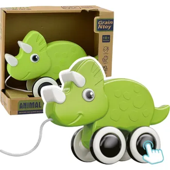 Hračka pro psa Přetahovadlo - Zelený dinosaurus