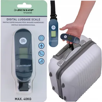 Kuchyňská váha Váha na zavazadla Dunlop DIGITÁLNÍ VÁHA NA ZAVAZADLA Tmavě modrá 30-40 kg