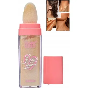 Rozjasňovač USHAS Sypký rozjasňovač na obličej Golden Petal (Zlatý okvětní lístek)