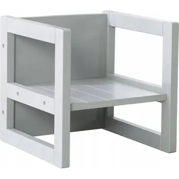 Jídelní židlička ROBA Dřevěná jídelní židlička 3v1 ve venkovském stylu