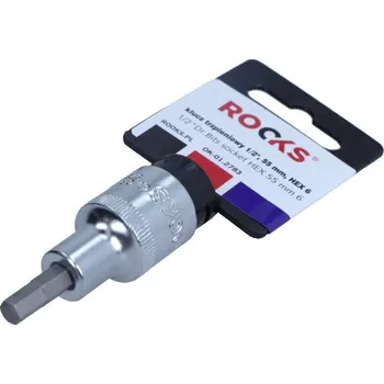 Gola hlavice Rooks Nástrčná hlavice, šestihran HEX 6mm, 55mm OK-01.2783