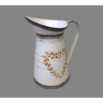 Zahradní dekorace Prodex Import Džbán s hnědým srdcem