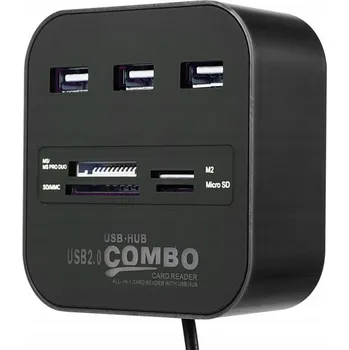 IP kamera USB HUB + čtečka karet micro SD MS jako Ikea Klockis