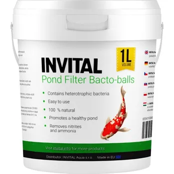 Jezírková chemie INVITAL Pond Filter Bacto-balls 1l