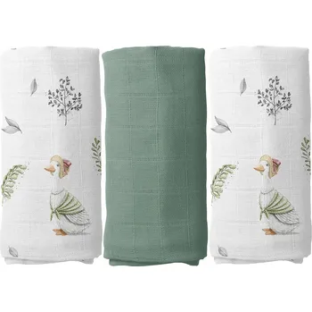 látková plena Mušelínová plena Cztery Słonie