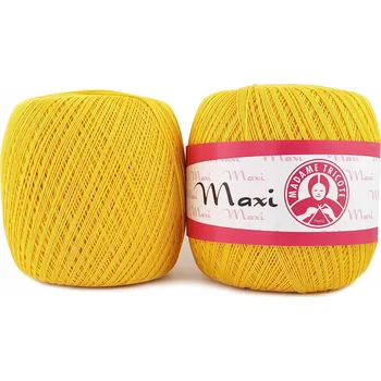 Příze Háčkovací Příze Madame Tricote Paris Maxi žlutý 6347 100 g