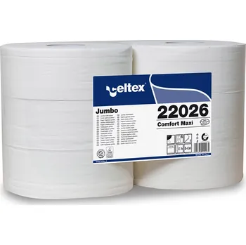 Celtex 22026 Jumbo 260, toaletní papír 2 vrstvý bílý, balení 6 rolí, 260m, T1 - náhrada Tork 120272
