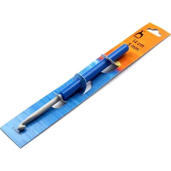 Nástroj na niť a příze Háček na háčkování s rukojetí vel. 4; 4,5; 5 Pony Varianta: 5 mm viz foto, Balení: 1 ks