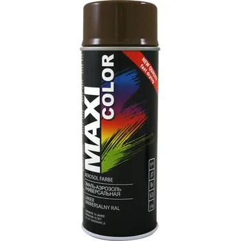 Barva ve spreji Motip Maxi color tmavě hnědá RAL8019 400ml