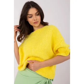 Dámský svetr Italy Moda 208517 žlutá universal
