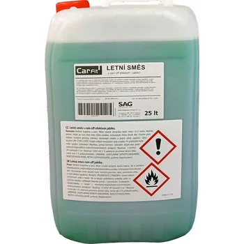 Náplň do chladiče a ostřikovače Carfit RainOff - Tekuté stěrače, kapalina do ostřikovačů s vůní jablko 25L