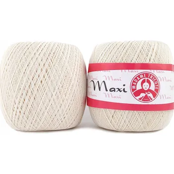 Příze Háčkovací Příze Madame Tricote Maxi ecru 6282