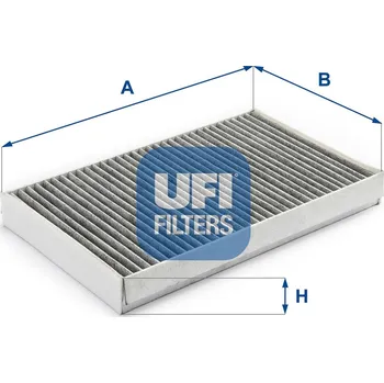 Ventilátor topení a klimatizace Kabinový (pylový) filtr UFI 54.155.00