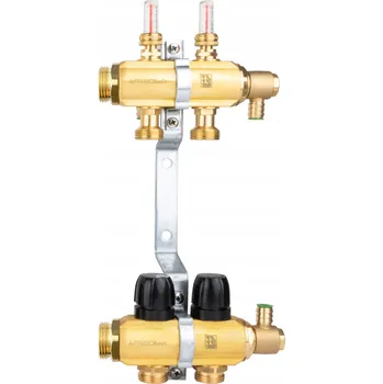 rozdělovač topení ROZDĚLOVAČ PODLAHOVÉHO VYTÁPĚNÍ 2 OKRUHY AFRISO