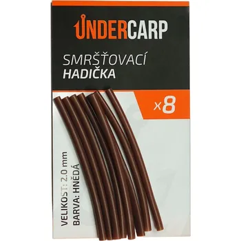 8ks - Smršťovací Hadička UnderCarp Shrink Tube Hnědá 2,0mm