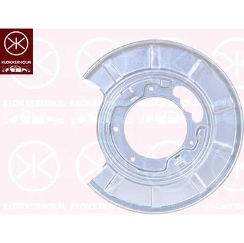 Brzdový kotouč Ochranný plech proti rozstřikování, brzdový kotouč KLOKKERHOLM 3542878