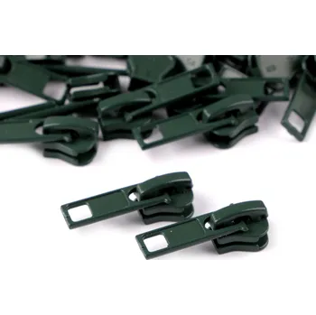 Zip Jezdec ke kostěným zipům No 5 Varianta: 273 zelená tmavá, Balení: 10 ks