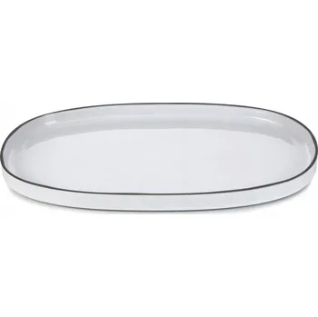 CARACTERE mísa 46x29 cm Bílá Mrak