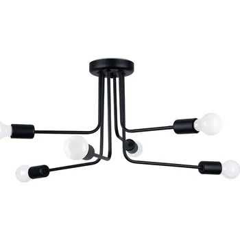 Sollux Lighting Lustr NORAH 6 černý