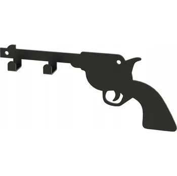 Věšák Šatní ramínko kovový Domer černý