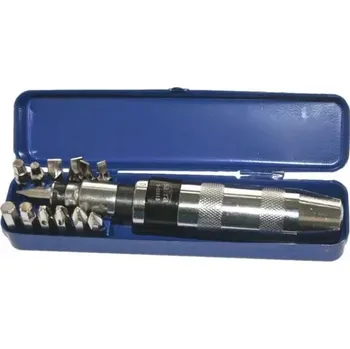 Autodílna Asta S-XSH13 Úderový rázový šroubovák pro povolení šroubů, 1/2" 5/16", sada 14 ks