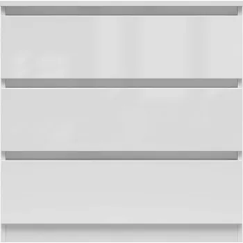 Komoda Brwcz TETRIX KOM3S bílý lesk / 1BAL /