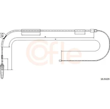 Lanko parkovací brzdy Lanovod parkovací brzdy COFLE 10.9329