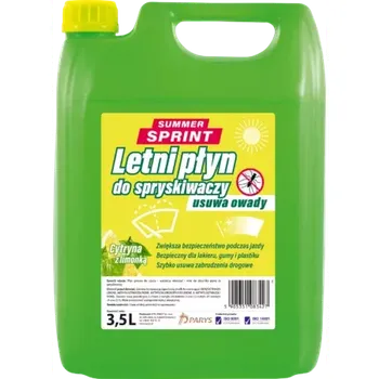 Nemrznoucí směs do chladiče Parys Letní kapalina do ostřikovačů, citron a limetka 3,5L