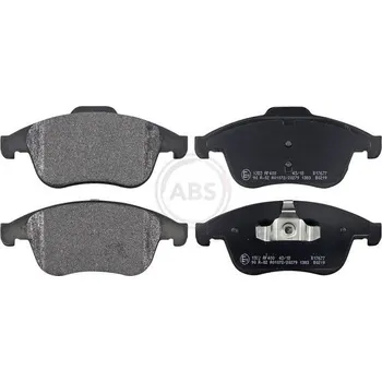 Brzdová destička Sada brzdových destiček, kotoučová brzda A.B.S. 37749