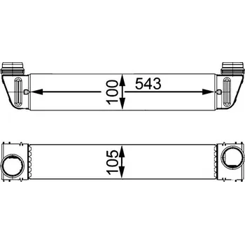 Motor automobilu Chladič turba MAHLE CI 79 000S