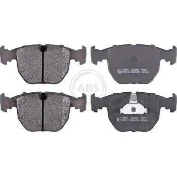 Brzdová destička Sada brzdových destiček, kotoučová brzda A.B.S. 36961