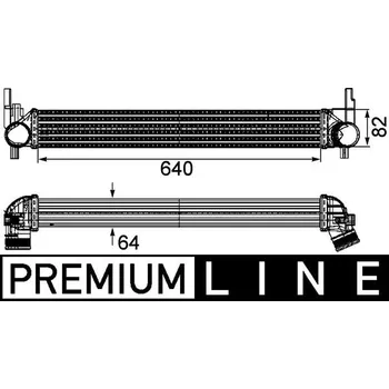 Chladič motoru Chladič turba MAHLE CI 165 000P