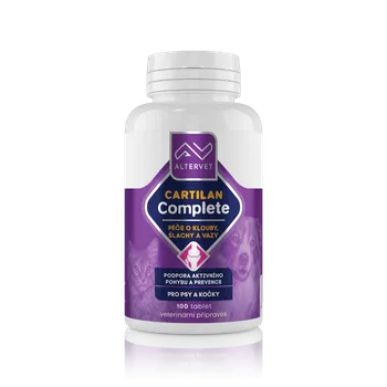AV AlterVet AV CARTILAN Complete Počet tablet: 100 tablet Kloubní výživa pro psy