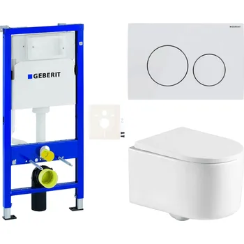 Klozet Siko Závěsný wc set do lehkých stěn / předstěnová SAT GESTOR72D20