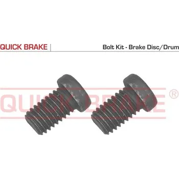 Brzdový kotouč Sada šroubů, brzdový kotouč QUICK BRAKE 11668K QB