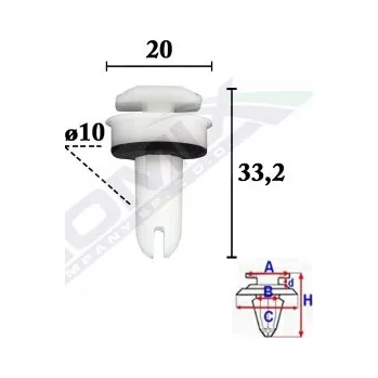 Oprava karosérie Romix Kolejnicová spona C70548