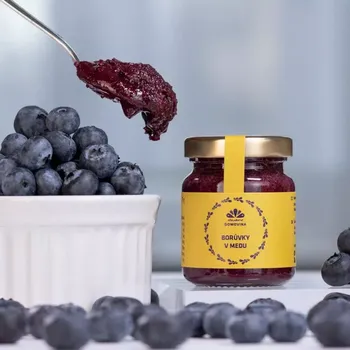 Včelařství Domovina Borůvky v medu 75g