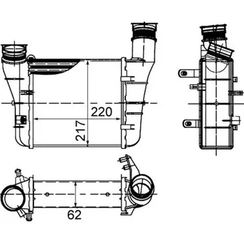 Chladič motoru Chladič turba MAHLE CI 426 000S