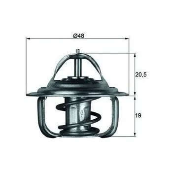Těsnění motoru Termostat, chladivo MAHLE TX 1 87D